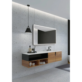 Suiza Miroir Lumineux Salle de Bain 120cm Blanc Froid/Naturel/Chaud, Antibuée, Marche/Arrêt, Dimmable [LIMEX-SUIZ010/120NG]