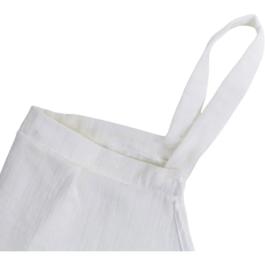 Tineo - Voile d'allaitement - Blanc - En double gaze de coton, discret et respirant pour un contact visuel avec bébé