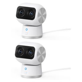 Eufy S350 Caméra de Sécurité IP Intérieure Sans Fil 3840x2160 Pixels Noir Blanc
