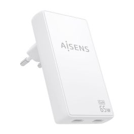 Chargeur mural Aisens ASCH-65W2P077-W Blanc 65 W