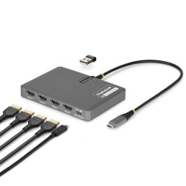 Câble USB Startech QUAD-USB-HDMI-ADAPT Gris