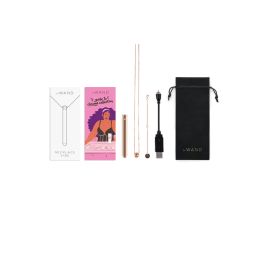 Vibromasseur à boules Le Wand Necklace Pendentif Rose Or