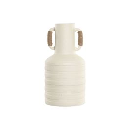 Vase Home ESPRIT Blanc Marron Clair Terre cuite