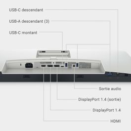 Câble HDMI Dell DELL-U2724D 27" Quad HD