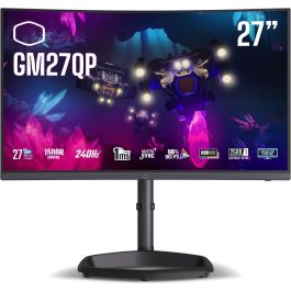 Ecran PC Gamer Incurvé - COOLER MASTER - 27'' - QHD - 240Hz - Dalle VA - 1ms - Ajustable en hauteur - GM27QP