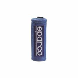 Sparco SP01099AZ Jeu de mini coussinets universels bleus en néoprène pour volant et frein à main