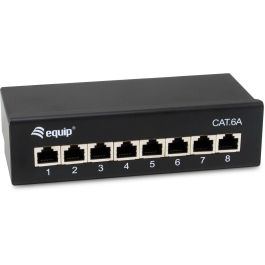 Equip Patchpanel 8x RJ45 Cat6A FTP 1HE Premium schwarz