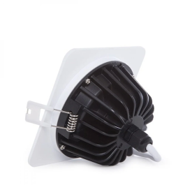 Downlight LED 15W 1264Lm 2700K IP65 pour Salles de Bain/Cuisines, 50 000H, Carré, [SL-DLFS04-15W-WW]