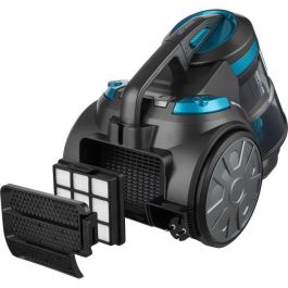 Sencor Aspirateur traîneau sans sac SVC 1086TQ - 700 W - Technologie Multi Cyclone - Filtre HEPA H13 - 3.5 L - Classe A - 78 dB - Noir / Bleu
