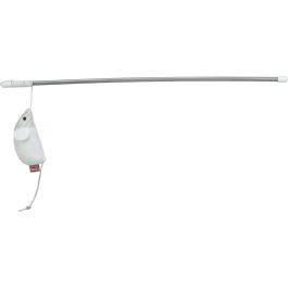 Jouet pour chats Trixie Blanc Polyester Plastique Souris