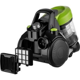 Sencor SVC 1025GR - Aspirateur traîneau sans sac 700 W, filtre HEPA H13, 78 dB, 2 L, rayon d'action 8 m, Noir/Vert