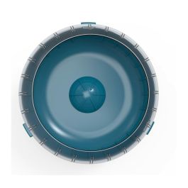 Zolux Roue d'exercice silencieuse pour petits rongeurs (hamsters, souris, gerbilles) - Bleu - Diamètre 14 cm