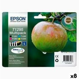 Cartouche d'Encre Compatible Epson T12914011 + T12924011 + T12934011 + T12944011 Noir/Cyan/Magenta/Jaune (8 Unités)