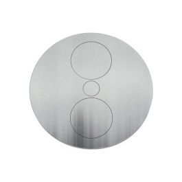 BACHMANN Modulo Embutir Twist 2 Prises Inox, Encastrable, 40mm Profondeur, Design Primé, 2M Cable