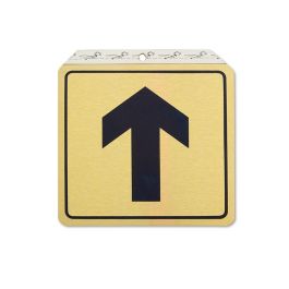 DUVER Plaque Aluminium Or 120x120mm Flecha Precio: 12.5000004. SKU: B1E43F4QQF