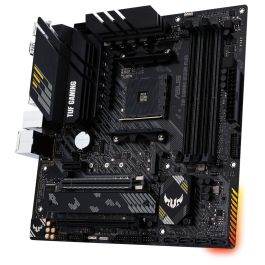 ASUS TUF GAMING B550M PLUS Carte Mère, Socket AM4, Chipset AMD B550, Format Micro ATX, Compatible DDR4