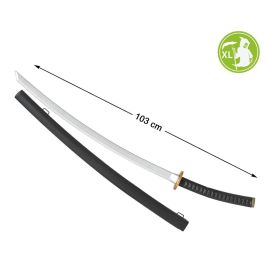 Épée Ninja 103 cm avec Étui Noir pour Déguisement Oriental - Accessoire pour Déguisement de Samouraï, Costume Carnaval et Fête Thématique Precio: 13.5. SKU: B1895P5SJ8