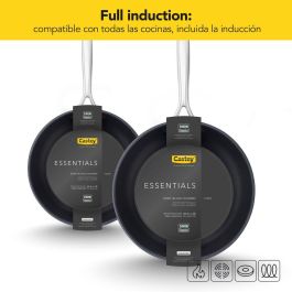 Poêle Castey EA-S30 Gris Acier inoxydable Ø 30 cm