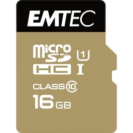 CARD Emtec m16GB UHS-I U1 EliteGold + Adapter