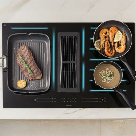 Plaque à induction avec extracteur intégré Cecotec Bolero Squad IH 4800 FullFlex80 7400 W