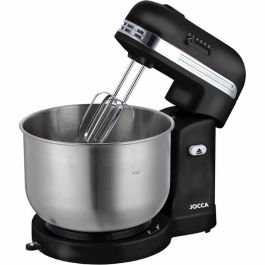 Jocca Procesador de Alimentos JOC8435253575807 - Recipiente Acero Inoxidable 3.5L, 5 Velocidades, Negro y Gris