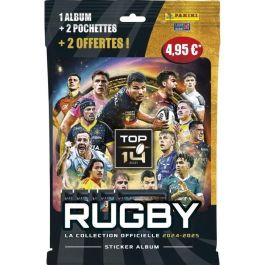 Panini Album Rugby Top 14 2024-2025 - Pack de Inicio avec 2 pochettes et 2 gratuites - PAN8051708020922