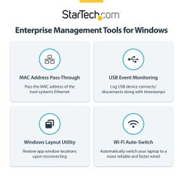 Hub USB Startech DK30C2DPEPRUE Gris