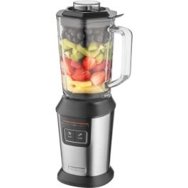 Sencor SBL 7570SS Blender Smoothie - 800 W - Argent - Avec bouteilles Tritan sans BPA, moulin et 6 lames inox - 2 programmes préréglés