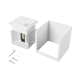 Applique LED Extérieure 2x5W 100Lm/W IP65 Blanc 4000K [HO-APL06-IP65-W-W]