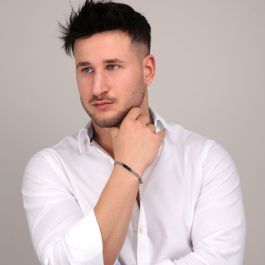 Bracelet Homme Maserati JM221ATY09 Acier inoxydable 25 cm