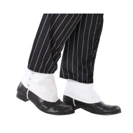 Cubrebotas Blancs avec Boutons Métalliques pour Costume d'Époque - Accessoire de Déguisement de Carnaval, Théâtre et Événement Historique Precio: 11.4999996. SKU: S1130802