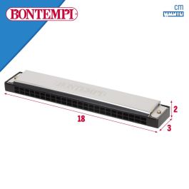 Harmonica Bontempi Métal Plastique 18 X 2 X 3 CM (12 Unités)
