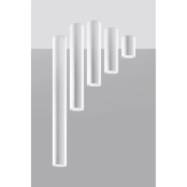 SOL Lampe de Plafond LAGOS 10 SOL-SL.0996 Design Industriel Acier pour Salon Chambre Hall