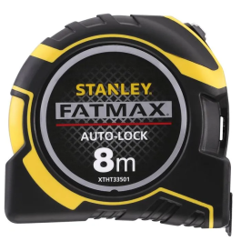 STANLEY Fatmax Ruban à Mesurer - 8m, Largeur 32mm, Traitement Mylar & Blade Armor, Classe II, Crochet Zéro Réel