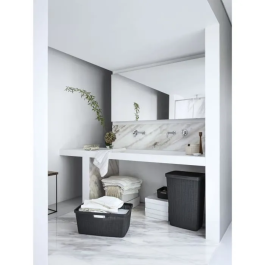 Curver Panier à linge en jute Gris 46 L CUR3253928091026