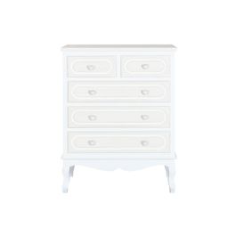 Commode Home ESPRIT Blanc Beige Romantique 80 x 42 x 105 cm