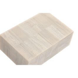 Boîte à bijoux Home ESPRIT Blanc Résine Bois de manguier 18 x 13 x 7,5 cm (2 Pièces)