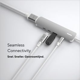 Hub USB Linq Byelements LQ49051 Blanc Gris