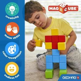 Geomag Magicube 308 Blocs Magnétiques 10 Pièces Véhicules Plastique Recyclé