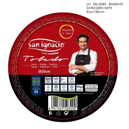 Poêle San Ignacio toledo Aluminium forgé Noir Ø 20 cm