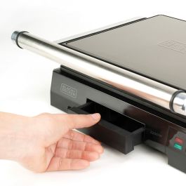 Machine à sandwich Black & Decker BXGF2200E Noir Aluminium 2200 W