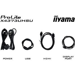 IIYAMA 108cm (43") X4373UHSU-B1 16:9 2xHDMI+DP+USB black