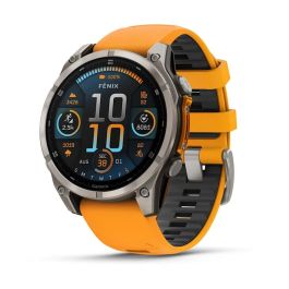 Montre intelligente GARMIN Fénix 8 AMOLED Orange 1,4" Ø 46 mm Ø 47 mm