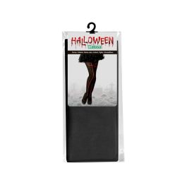 Demonia Chaussettes de grillage à flammes rouges - Pour costume démoniaque ou Halloween