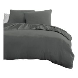 Parure de couette HOME LINGE PASSION Anthracite Lit king size 3 Pièces Precio: 24.5000004. SKU: B1KM23CQXY