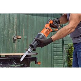 Scie sabre filaire - BLACK&DECKER - BES301K-QS - 750W - Avec mallette de transport