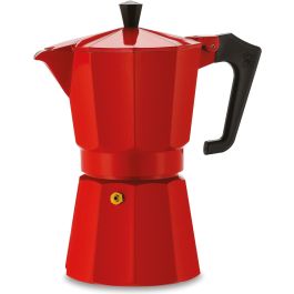 Pezzetti Cafetière Italienne ITALEXPRESS Aluminium 6 Tasses Rouge PEZ8000743011808