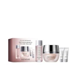 Sensai Coffret d'Essai Soins Cellulaires Hydratants Profonds et Yeux, 4 Pièces