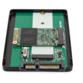 DIGITUS 2,5" SATA Festplattenadapter M.2 oder mSATA