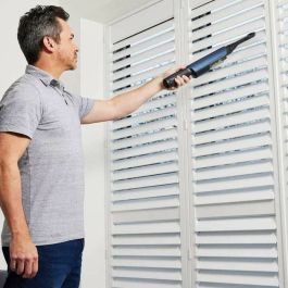 Shark WV270EU Aspirateur à main, Sec, HEPA, Sans sac, Bleu, 0.1 L, Batterie